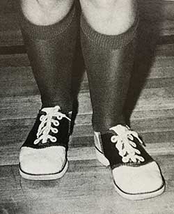 saddle shoes